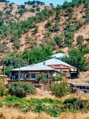 Dağ yamacındaki Köy Evleri ve Perspektif 📷 / 31891