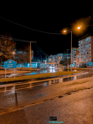 Sağanak Yağmurla Islanan Alipınar Caddesi 📷 / 20614