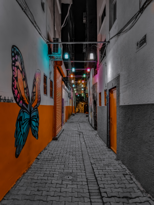 Saraykapı Sokaklarında Gece ve dekorasyon 📷 / 28821