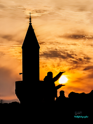 Nasuhpaşa Camii Minaresi Eşliğinde Günbatımı ve Perspektif 📷🔭 / 37379