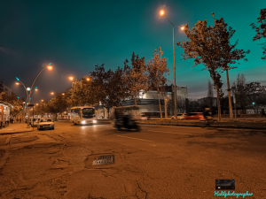 Gece Modunda Diclekent Caddesi ve Orman Park / 10385